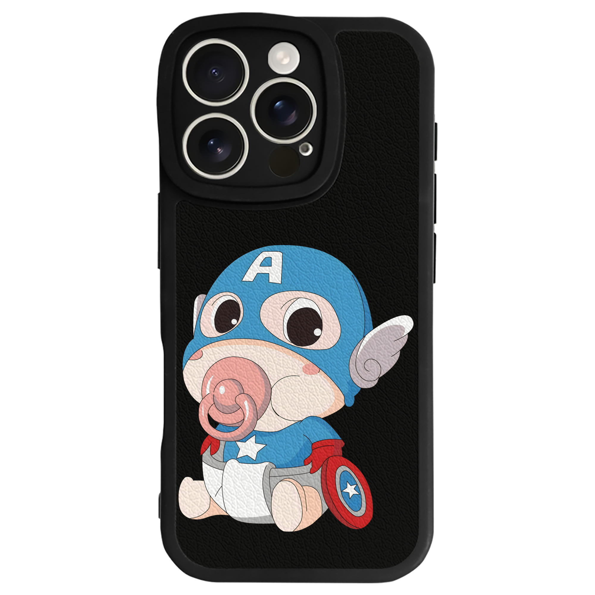 （画像用） アベンジャーズ The Avengers 【iPhone 16シリーズ対応】シリコンスマホケース（レザー調） 材質：シリコン